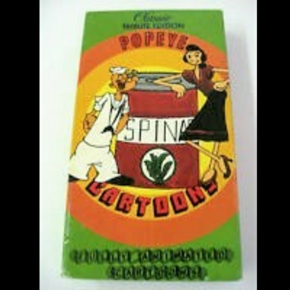 Vintage: Popeye & Olive Oyl VHS video